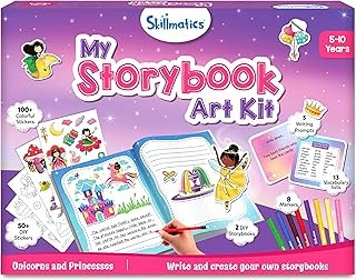 Skillmatics Storybook Art Kit Unicorns & Princesses, Gift for Girls & Boys