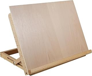 Tabletop Easel, Drawing Board Easel Painting Easel with Smooth Surface, Adjustable Angle Art Easel for Artists, Children, Beginners & Student