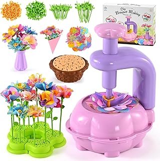 Craft Kits for Kids, DIY Fabric Flowers Bouquet,Girls Toys 4-12 Year Old