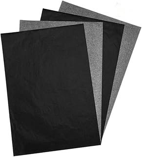 50PCS Sheets Carbon Paper Transfer Copy Graphite Tracing A4 Wood Canvas Art AU