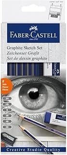 Faber-Castell Creative Studio Mixed Media Graphite Sketch Set 8 pcs., (18-114000)