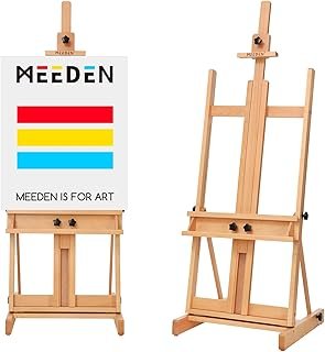 MEEDEN Large H Frame Easel: Holds Canvases Up to 78" Painting Easel