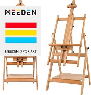 MEEDEN Heavy Duty Painting Easel: Large Studio Easel H-Frame for Adults