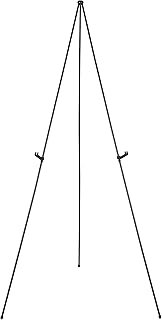 Amazon Basics Easel Stand, Instant Floor Poster, Lightweight, Collapsible and Portable with Tripod Base, Black Steel(supports 2.3kg)