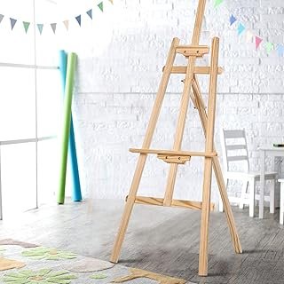 Artiss Floor Easel A-Frame 147/175cm Wood Art Easels Stand Adjustable Oak