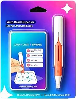 Automatic Diamond-Painting Bead Dispenser Pen, for 2.8mm Round Drills