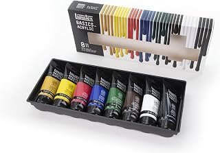 Liquitex Basics Acrylic Paint, 75 ml (8 Pieces Set)