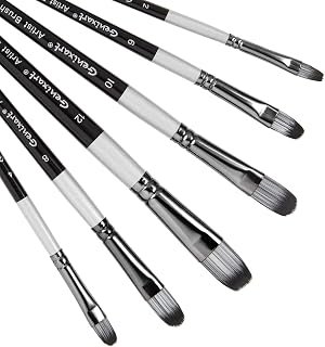 Genixart Angle Paint Brush Set – Art Paintbrushes Acrylic Oil Watercolor