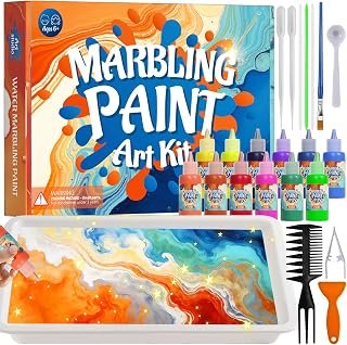 Wukon Water Marbling Paint Kit, Arts and Crafts for Kids