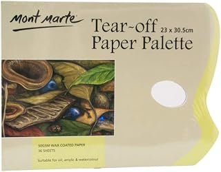 Mont Marte 50 GSM Tear Off Paper Palette 36 Sheets Pad