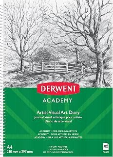 DERWENT R31130F Academy A4 Drawing Pad (80 Pages)