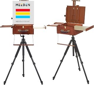 MEEDEN Artist Plein Air Easel: Portable Tabletop Easel with Aluminum Tripod