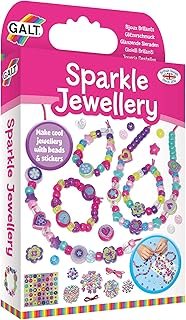 Galt Sparkle Jewellery Kit, Necklace and Bracelet Craft Set for Kids Age 5+