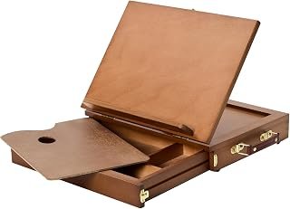 MEEDEN Table Top Easel with Drawer: Tabletop Easel with Sketching Board